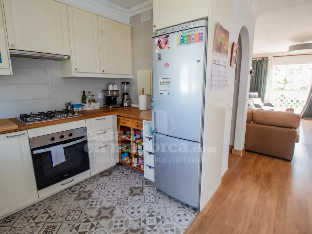 Kitchen of Flat for sale in Es Castell  with Air Conditioner and Terrace