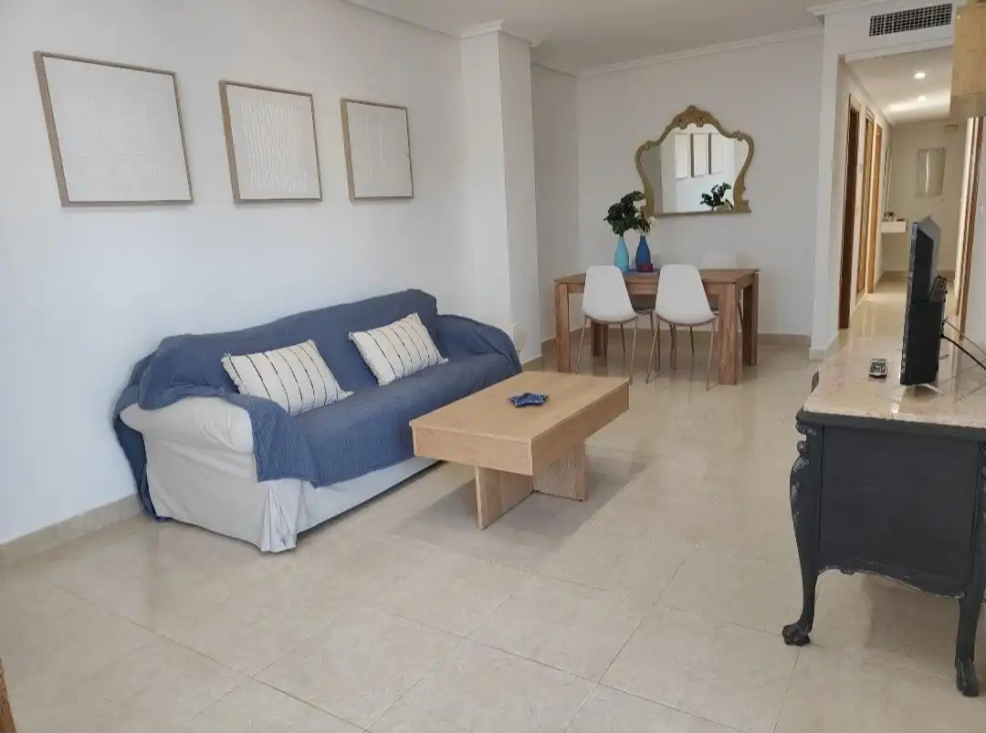 Living room of Apartments for rent in San Pedro del Pinatar  with Air Conditioner, Swimming Pool and Furnished