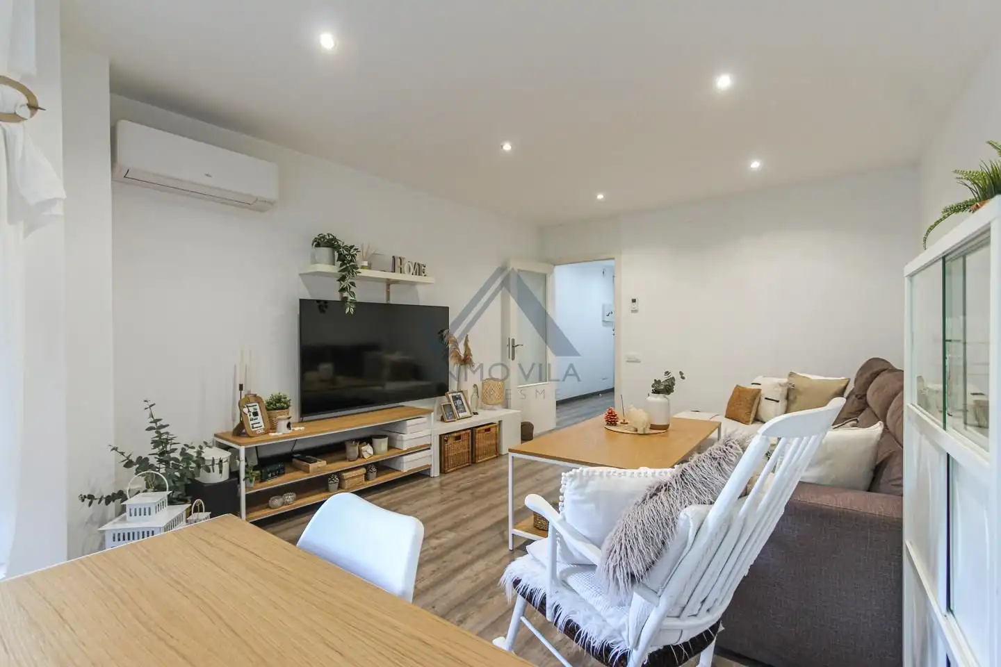 Wohnzimmer von Wohnung zum Verkauf in Montcada i Reixac mit Klimaanlage, Terrasse und Möbliert