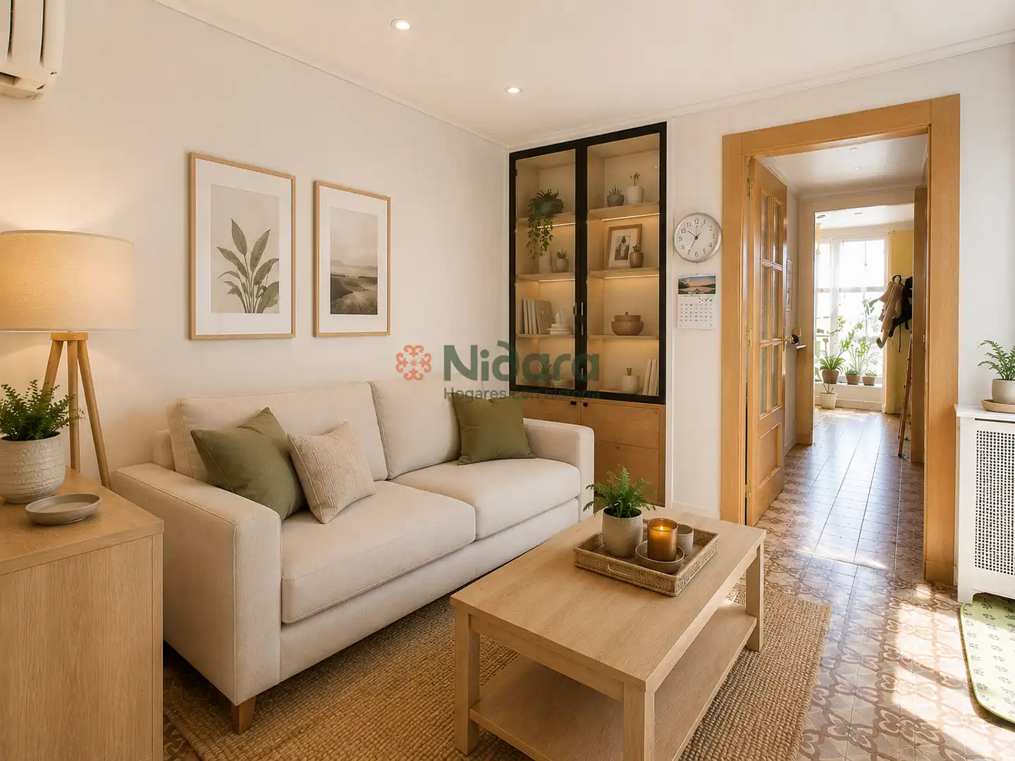 Living room of Attic for sale in Barcelona  with Air Conditioner, Heating and Furnished