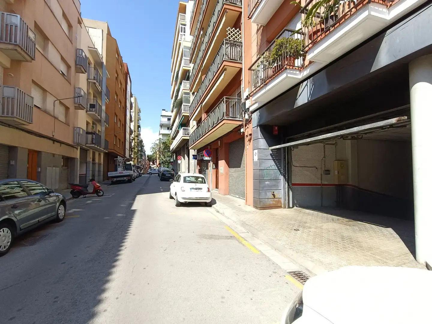 Vista exterior de Garatge en venda en Mataró
