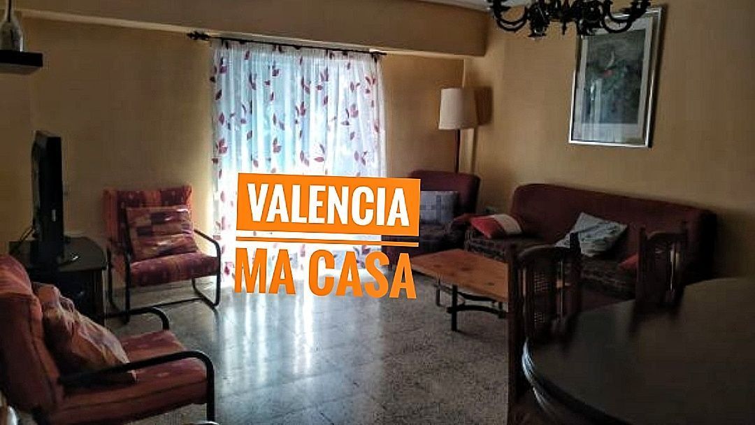 Dormitori de Pis de lloguer en  Valencia Capital amb Aire condicionat, Calefacció i Moblat