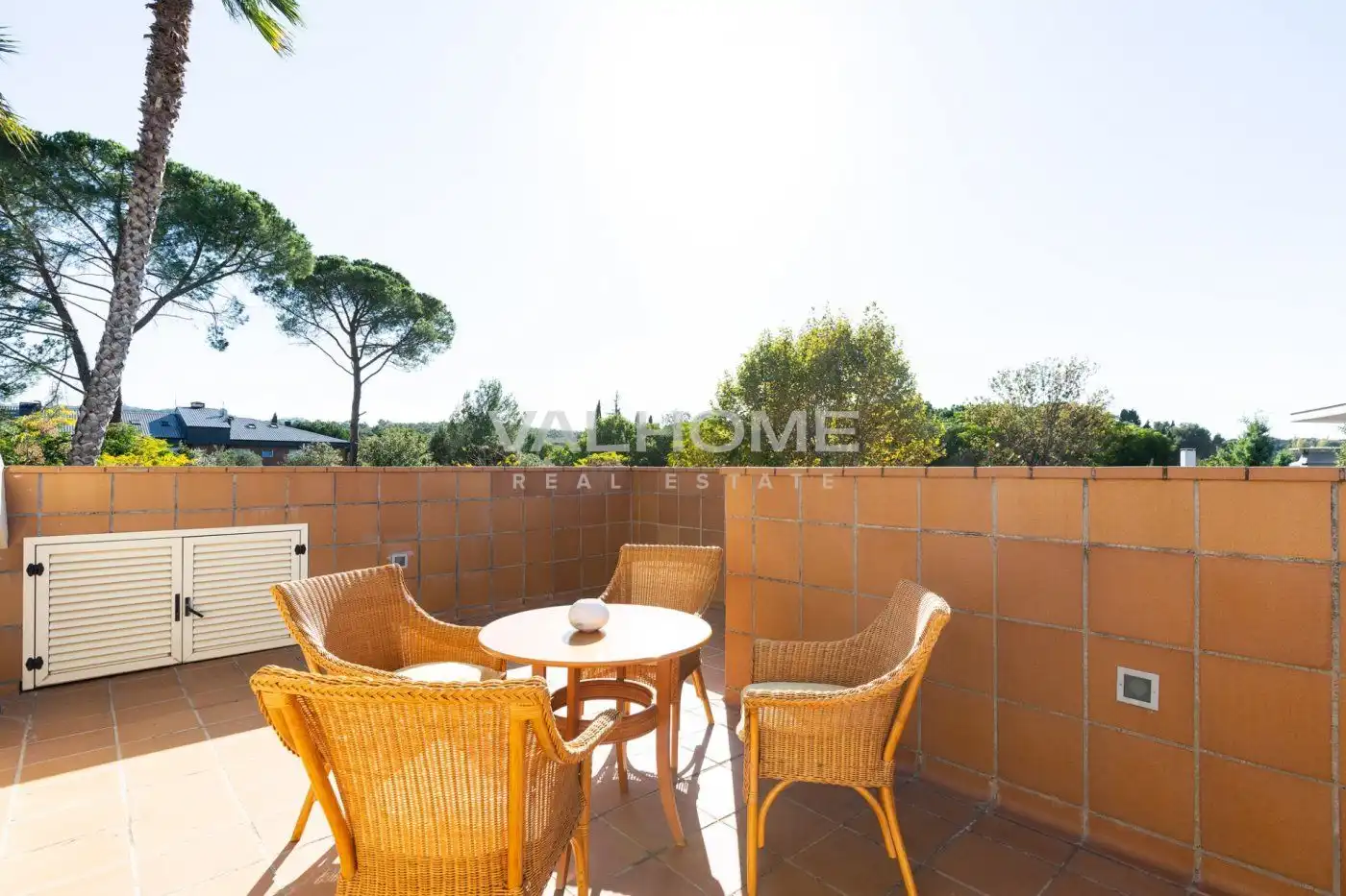 Terraza de Casa o chalet en venta en Sant Cugat del Vallès con Aire acondicionado, Calefacción y Jardín privado