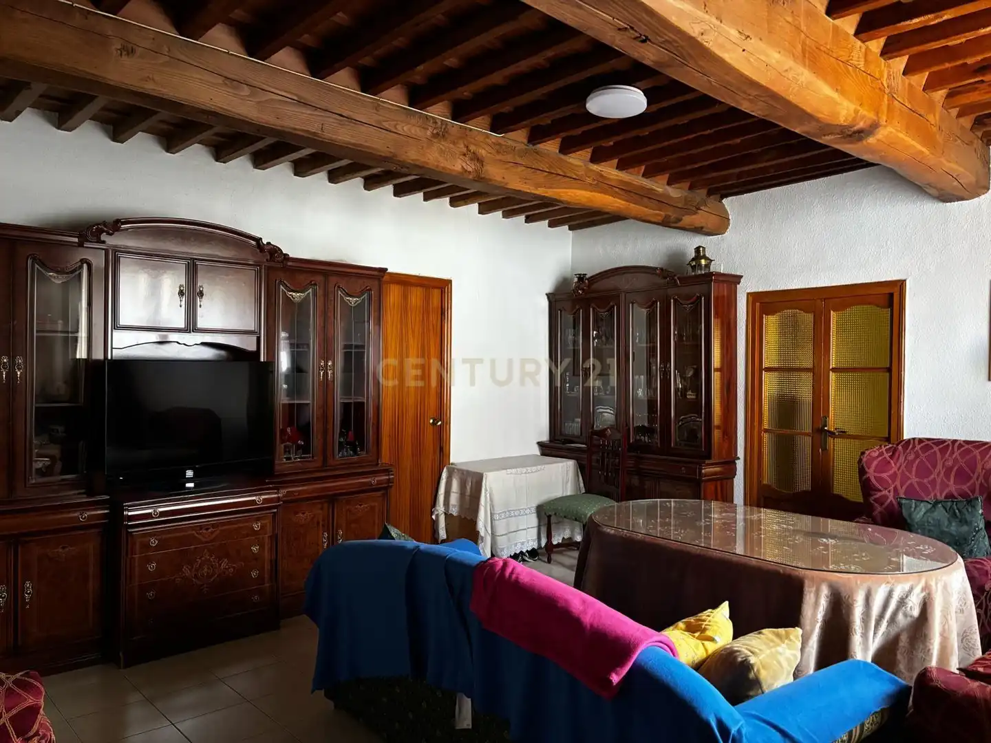 Sala de estar de Casa o chalet en venta en Torrejoncillo con Aire acondicionado, Jardín privado y Trastero