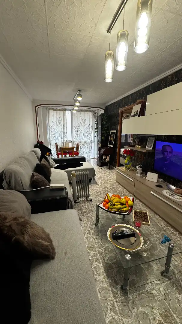 Sala de estar de Piso en venta en Torredembarra con Aire acondicionado, Amueblado y Horno