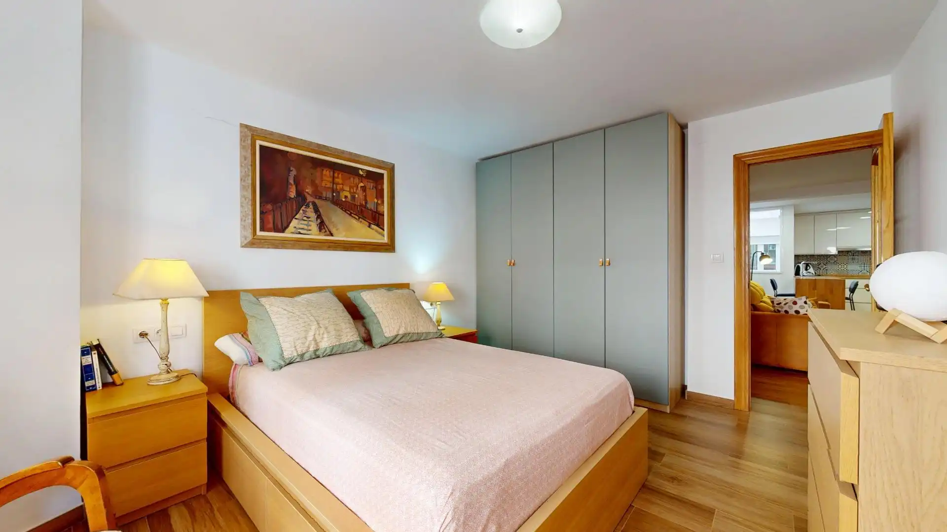 Bedroom of Flat for sale in Elche / Elx  with Air Conditioner and Balcony