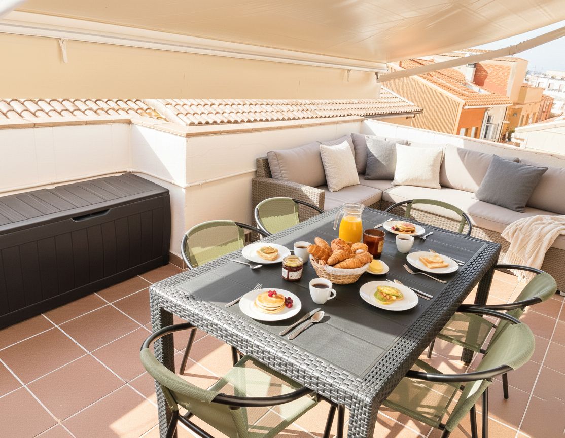 Terrace of Attic to rent in Palamós  with Air Conditioner, Heating and Terrace