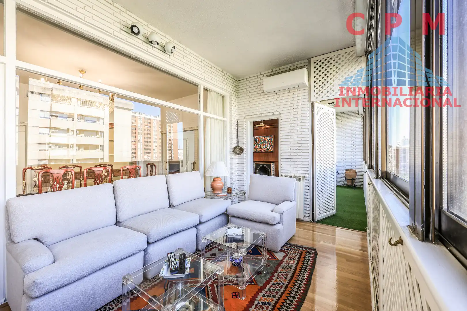 Sala de estar de Piso de alquiler en Madrid con Aire acondicionado, Calefacción y Parquet