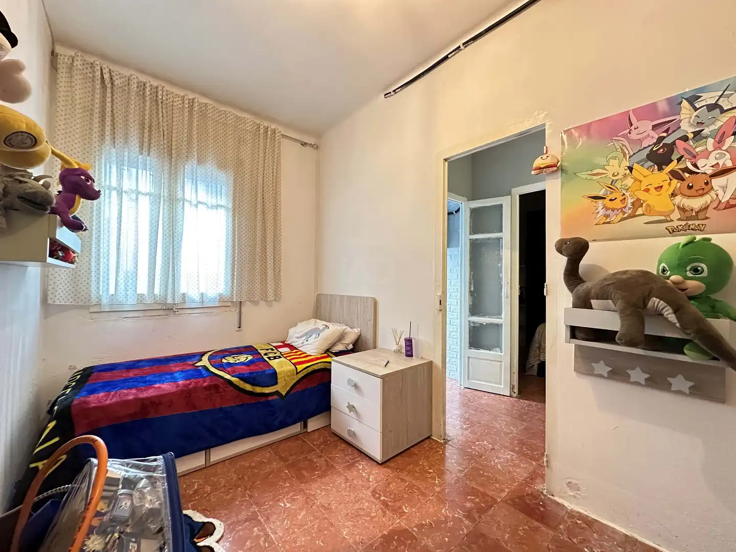 Schlafzimmer von Einfamilien-Reihenhaus zum Verkauf in Mataró mit Heizung und Terrasse
