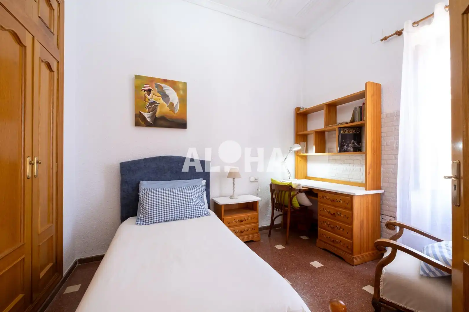 Bedroom of Apartments for rent in Moncada  with Terrace and Furnished