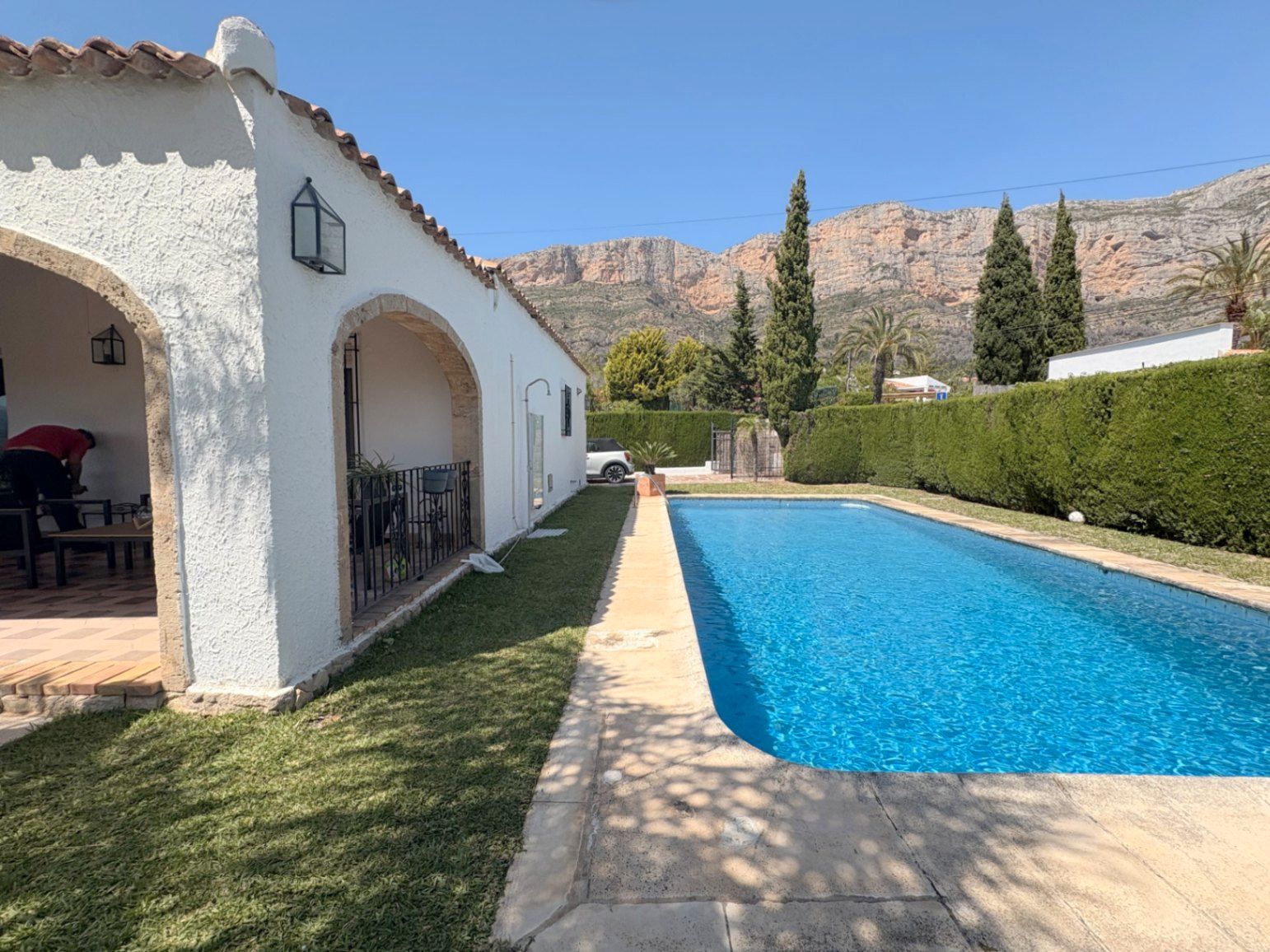 Vista exterior de Casa o xalet de lloguer en Jávea / Xàbia amb Aire condicionat, Calefacció i Jardí privat