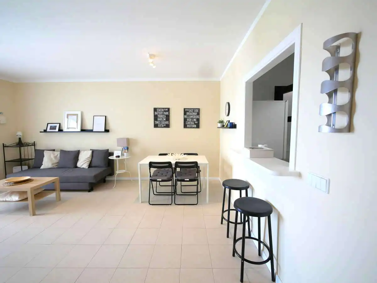 Sala d'estar de Apartament en venda en Teguise amb Terrassa, Moblat i Piscina comunitària