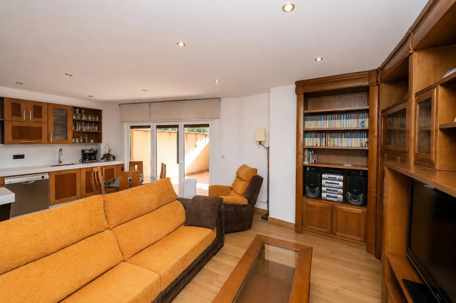Sala de estar de Casa o chalet en venta en León Capital  con Calefacción y Terraza