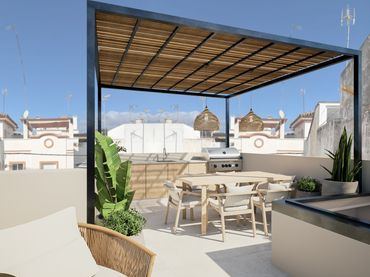 Casa a schiera con balcone in vendita a Estepona Pueblo
