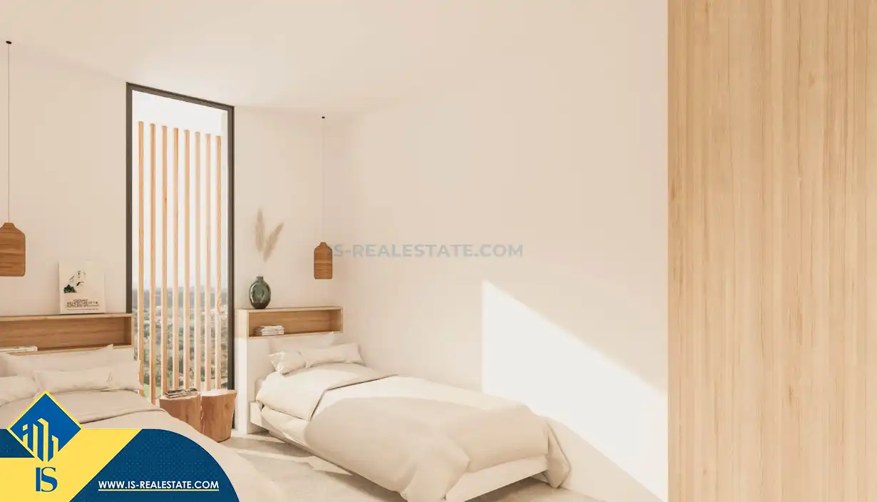 Dormitori de Apartament en venda en Santa Eulària des Riu amb Terrassa, Piscina i Balcó