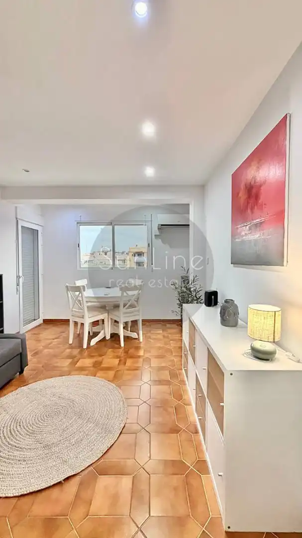 Dining room of Flat for rent in Valencia  with Air Conditioner, Furnished and Balcony
