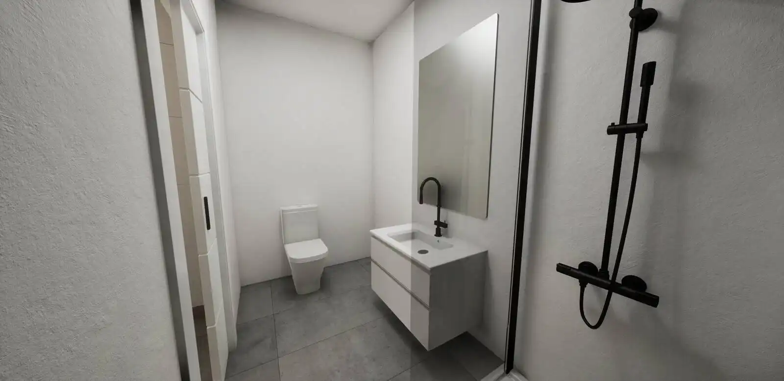 Bany de Casa o xalet en venda en Torre-Pacheco amb Aire condicionat, Jardí privat i Terrassa