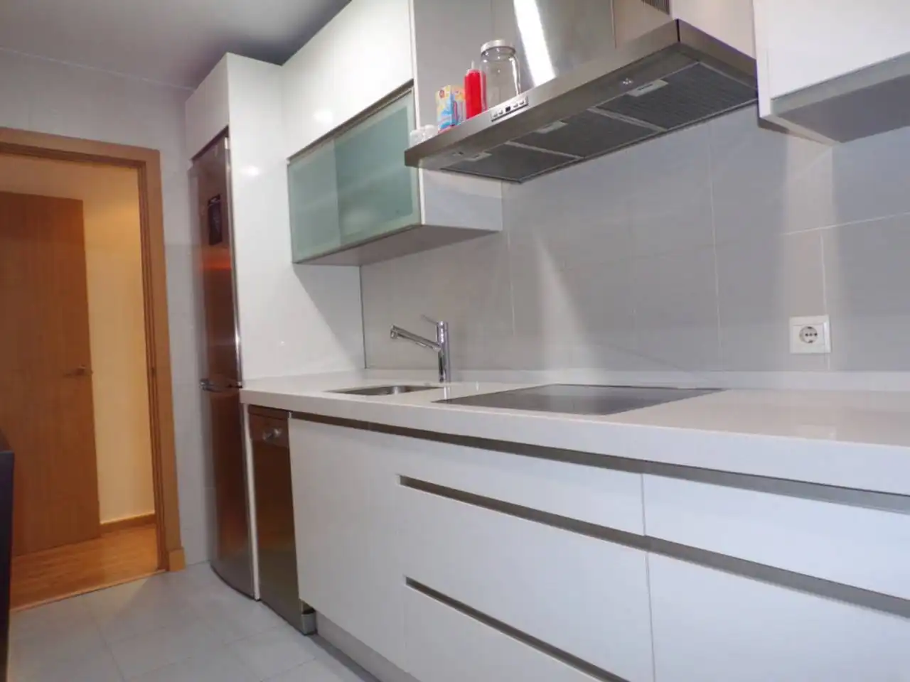 Cocina de Piso de alquiler en Jerez de la Frontera con Aire acondicionado, Terraza y Amueblado
