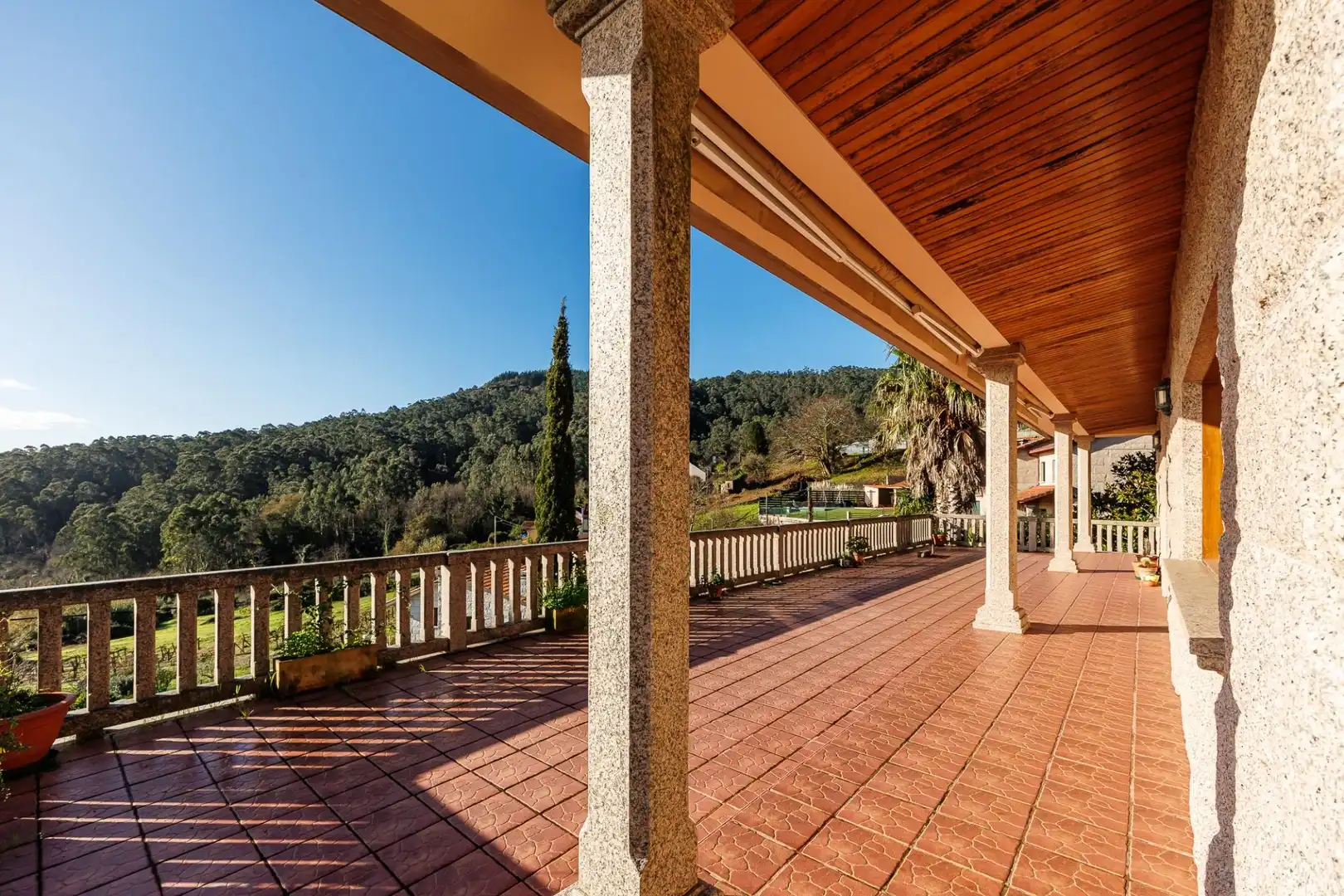 Terrasse von Haus oder Chalet zum Verkauf in Moaña mit Heizung, Abstellraum und Balkon