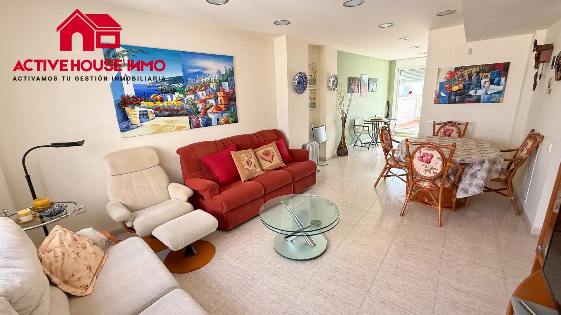 Living room of Attic for sale in La Ràpita  with Heating, Terrace and Storage room
