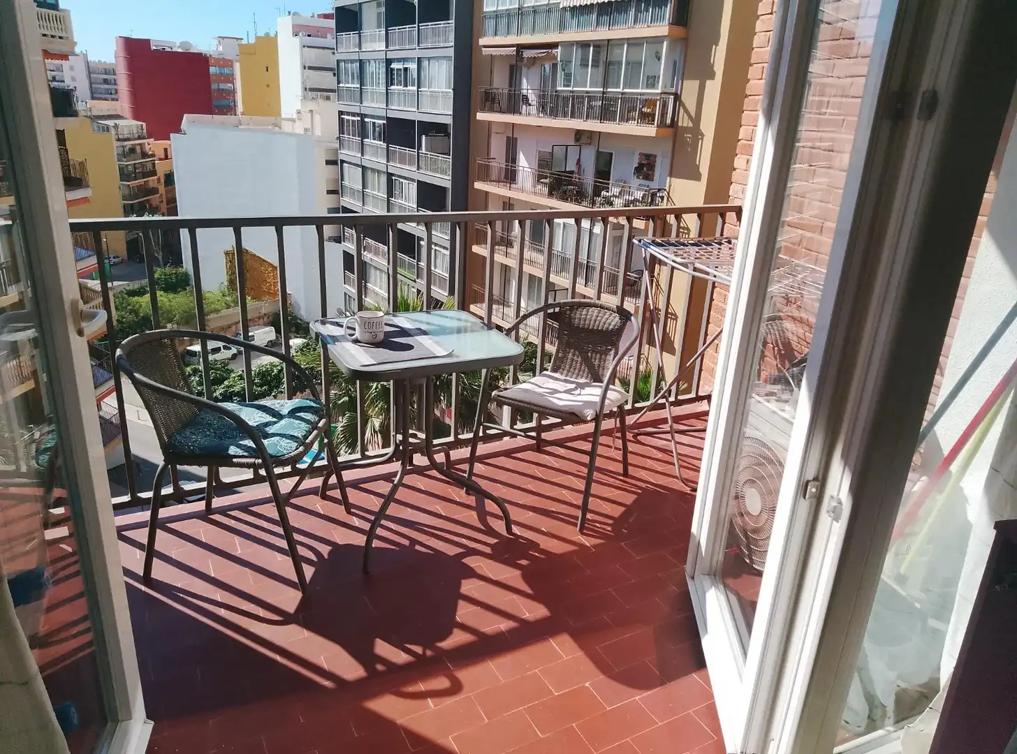 Terraza de Apartamento en venta en Calpe / Calp con Calefacción, Terraza y Amueblado