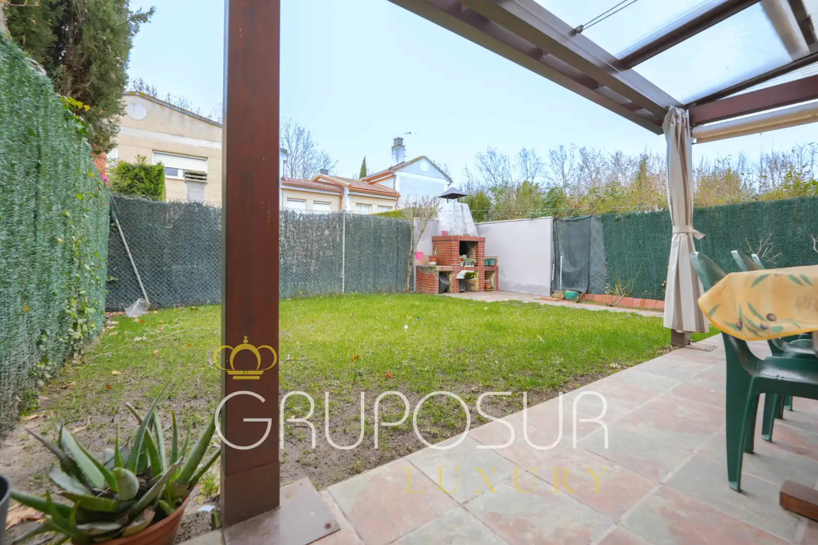 Jardín de Casa adosada en venta en Arroyo de la Encomienda con Calefacción, Jardín privado y Parquet