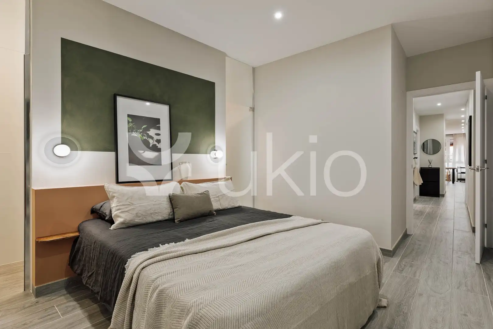 Bedroom of Apartments for rent in Barcelona  with Air Conditioner, Heating and Furnished