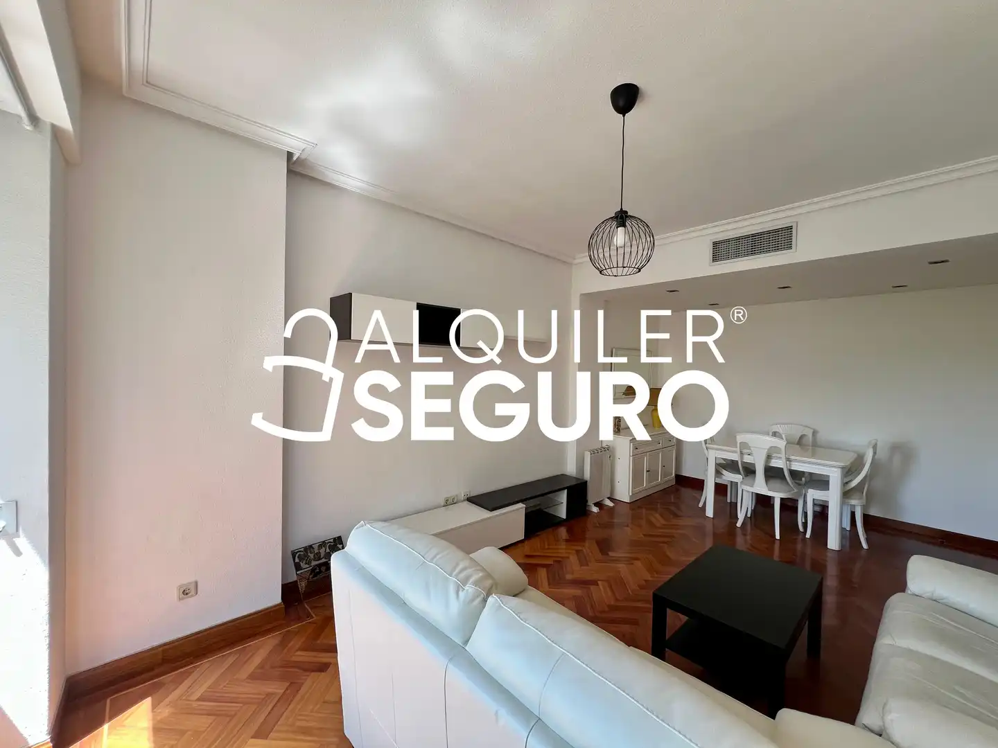 Sala de estar de Piso de alquiler en Madrid con Aire acondicionado, Calefacción y Amueblado