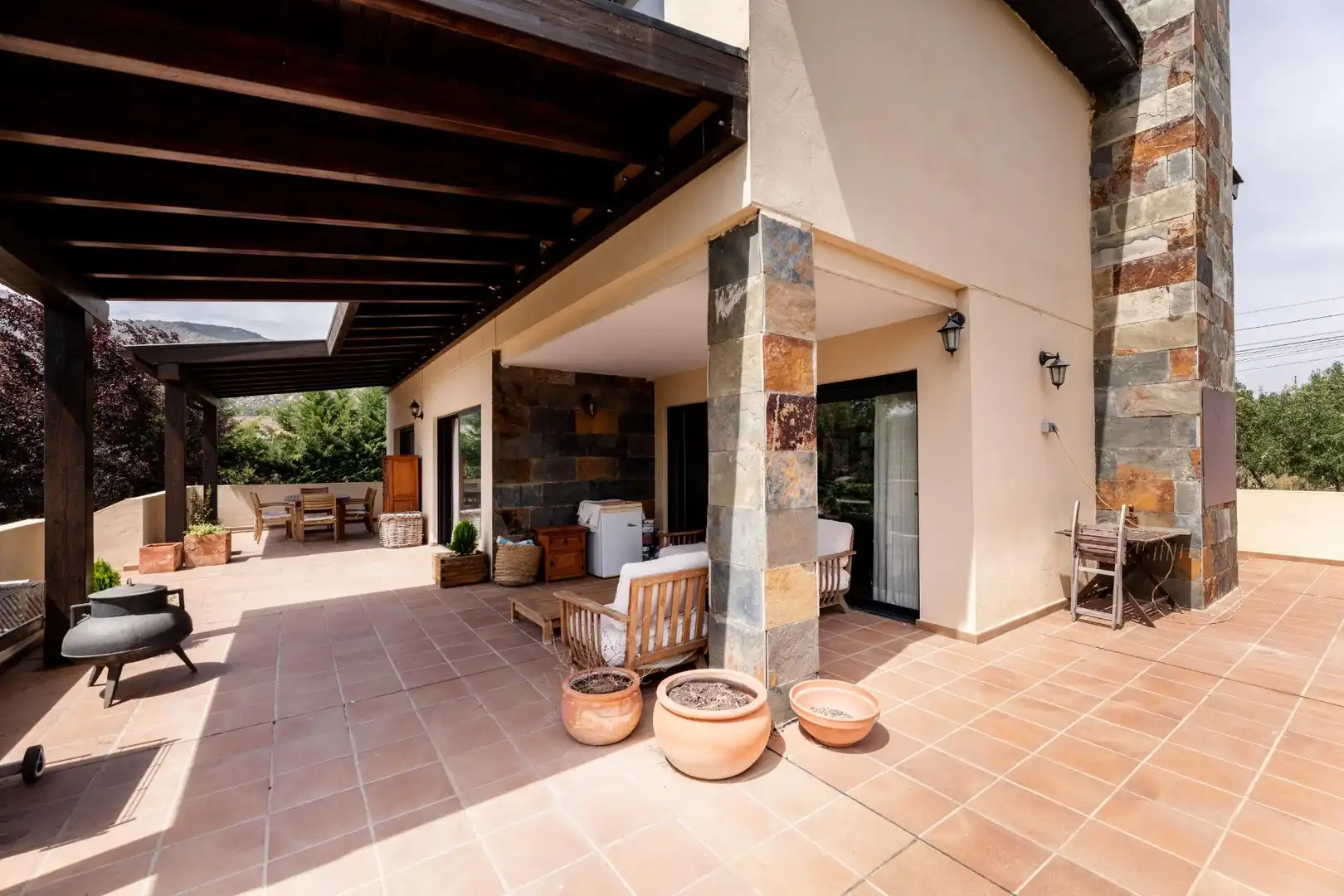 Terraza de Casa o chalet en venta en El Boalo - Cerceda – Mataelpino con Calefacción, Terraza y Piscina