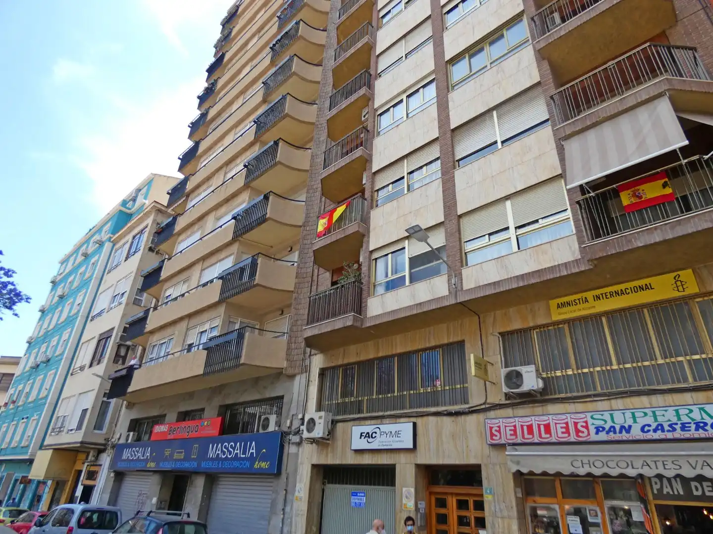 Vista exterior de Garaje en venta en Alicante / Alacant