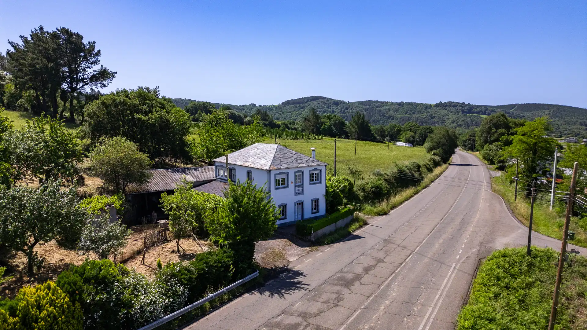 Vista exterior de Finca rústica en venta en O Incio  con Amueblado
