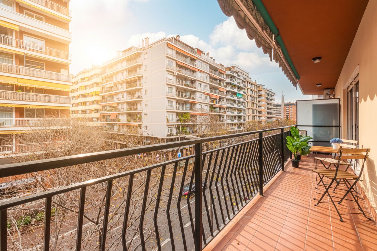 Vista exterior de Pis en venda en  Barcelona Capital amb Aire condicionat, Calefacció i Forn