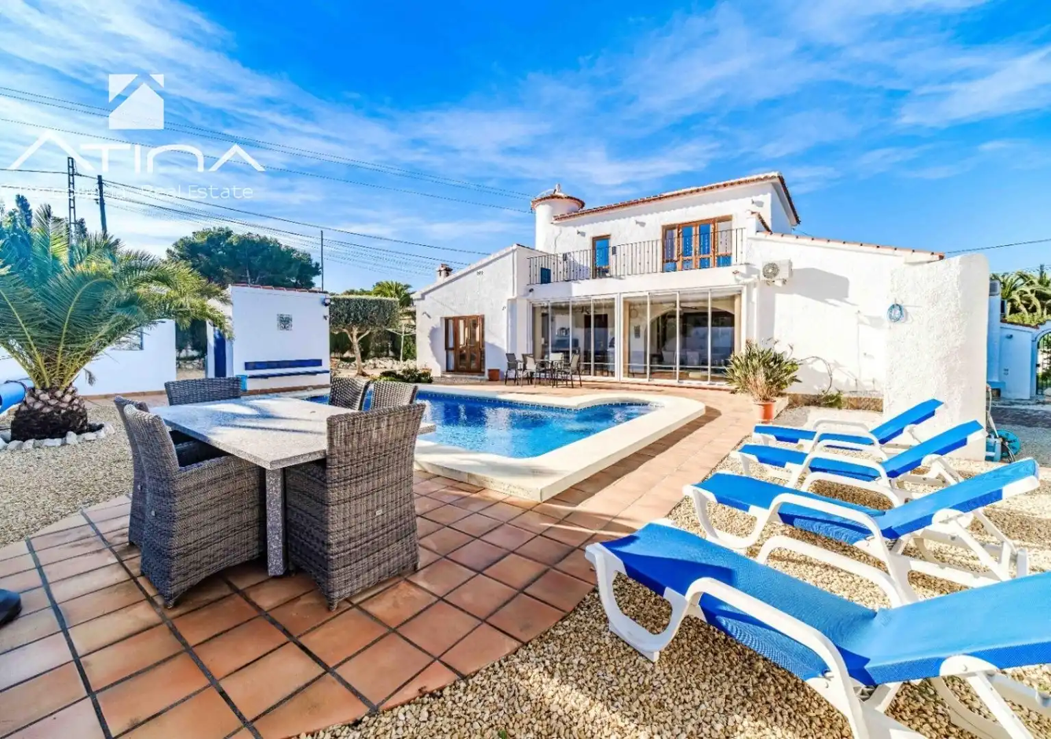 Exterior view of Houses for sale in Jávea / Xàbia  with Air Conditioner, Private garden and Terrace