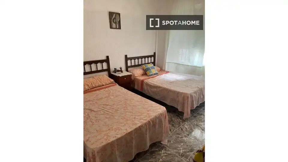 Habitación de Apartamento para compartir en San Pedro del Pinatar con Aire acondicionado, Terraza y Amueblado