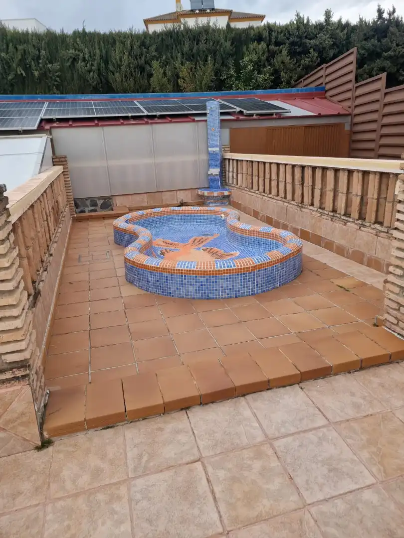 Piscina de Casa o xalet en venda en Écija amb Aire condicionat, Calefacció i Jardí privat