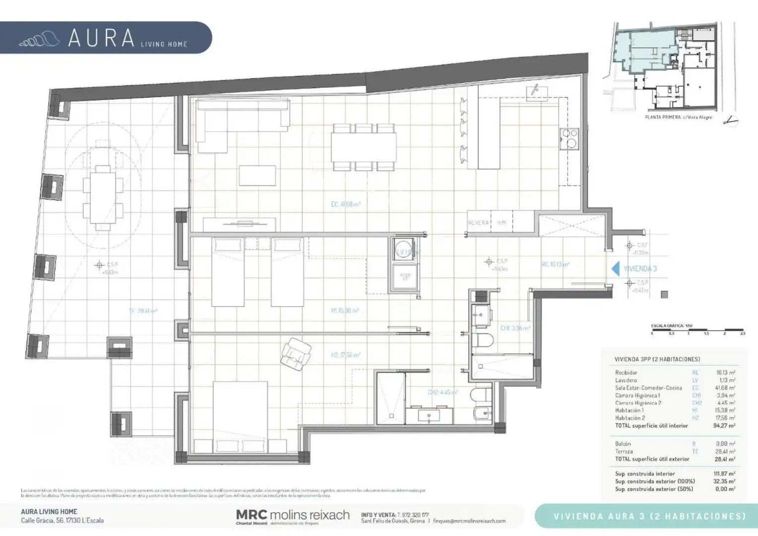 Appartamento con terrazza in vendita a Calle de Gràcia, imagen 29