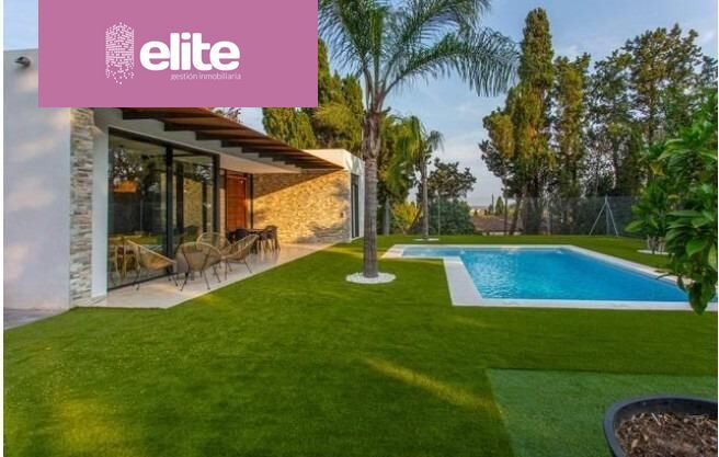 Garden of House or chalet to rent in El Puerto de Santa María  with Air Conditioner, Private garden and Parquet flooring