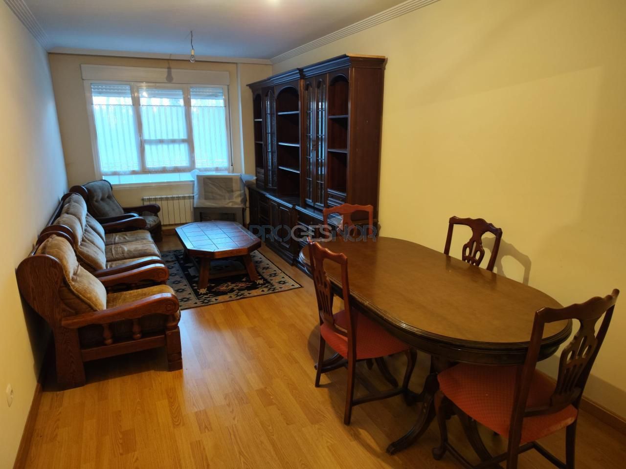 Sala d'estar de Apartament en venda en San Andrés del Rabanedo amb Calefacció, Parquet i Terrassa