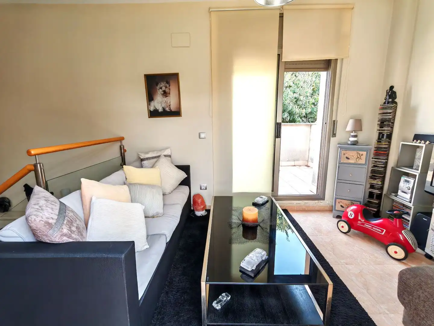 Sala de estar de Casa adosada en venta en El Vendrell con Aire acondicionado, Calefacción y Jardín privado