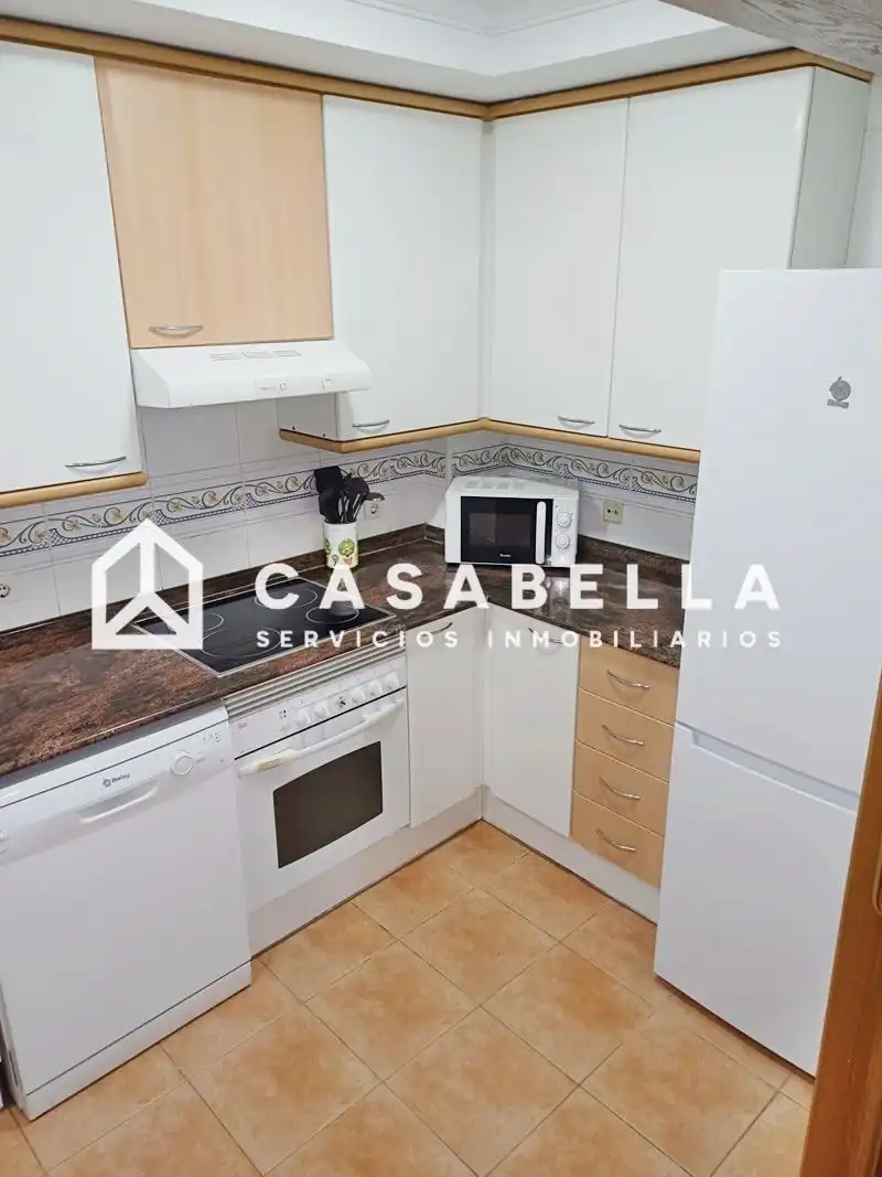 Küche von Wohnung zur Miete in Valencia mit Klimaanlage, Heizung und Terrasse