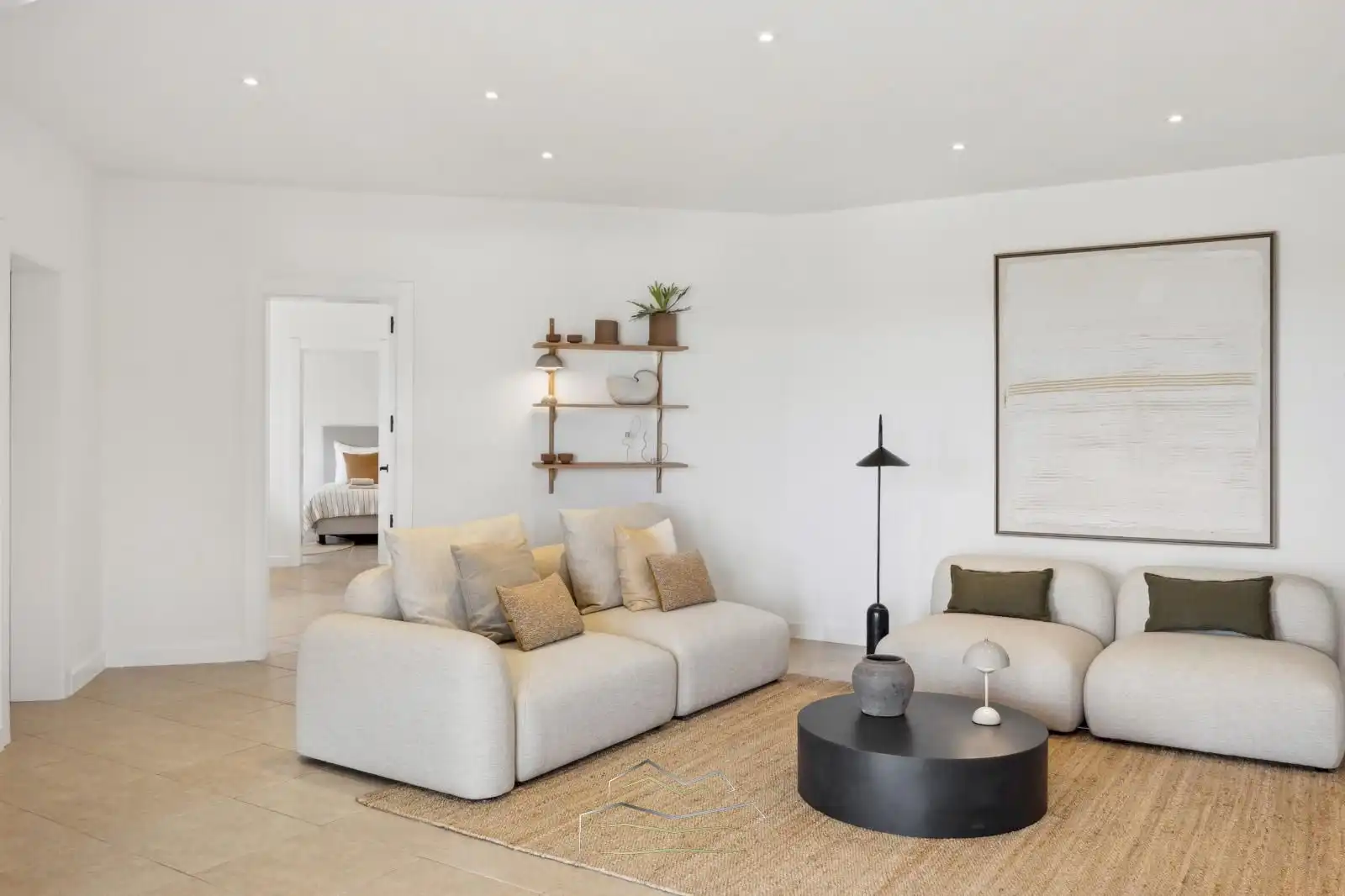 Sala de estar de Casa o chalet en venta en Jávea / Xàbia con Aire acondicionado, Calefacción y Jardín privado