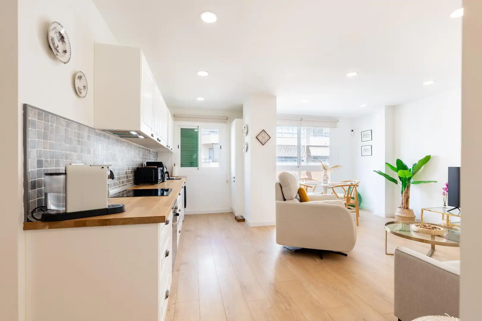 Cocina de Apartamento en venta en  Palma de Mallorca con Aire acondicionado, Calefacción y Amueblado