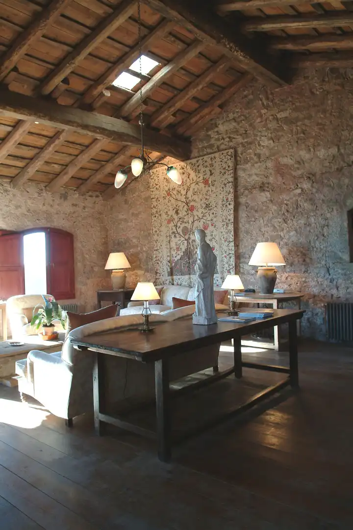 Comedor de Finca rústica en venta en Camprodon con Calefacción, Jardín privado y Terraza