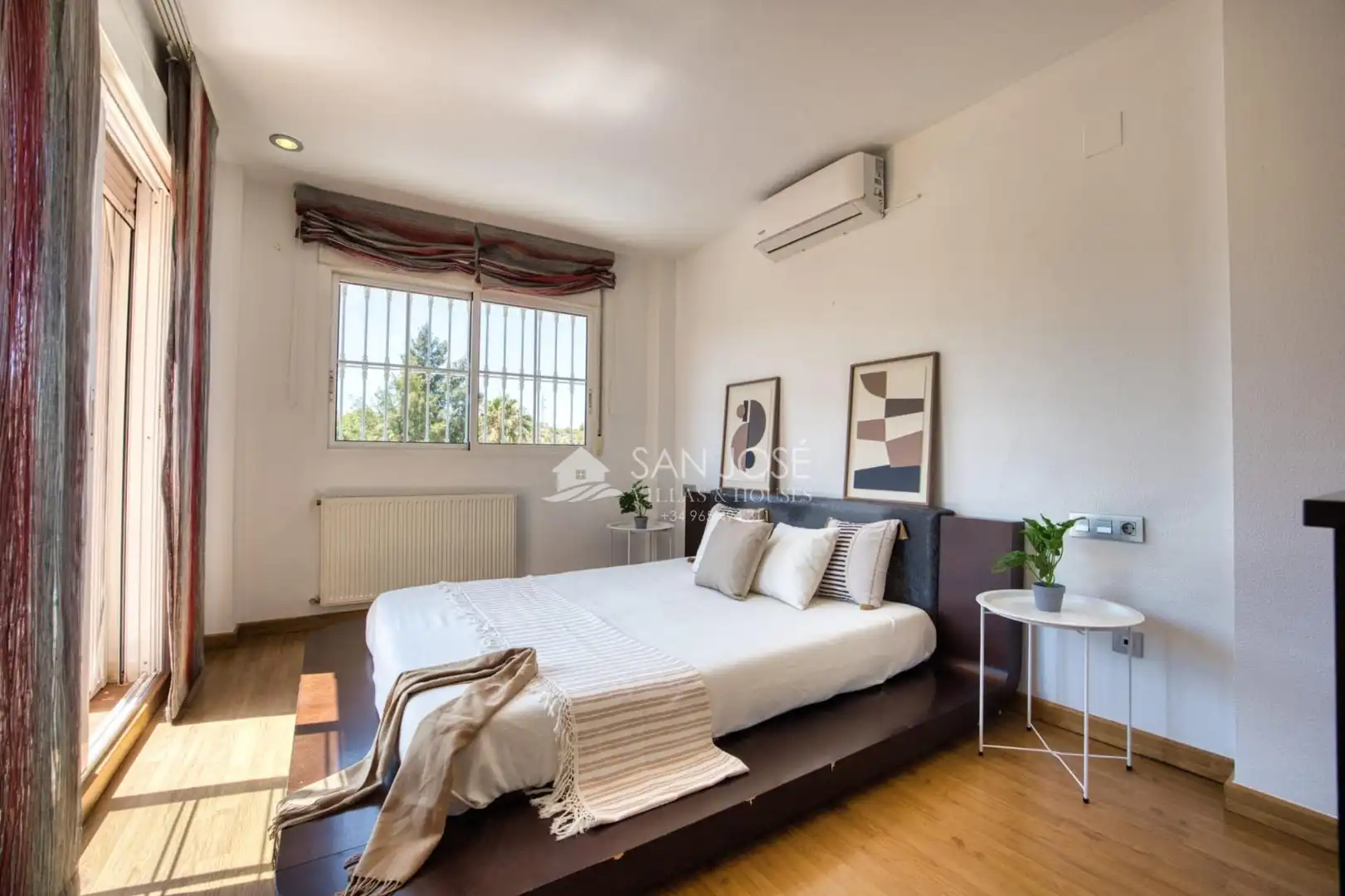 Bedroom of Houses for sale in Aspe  with Air Conditioner, Heating and Private garden
