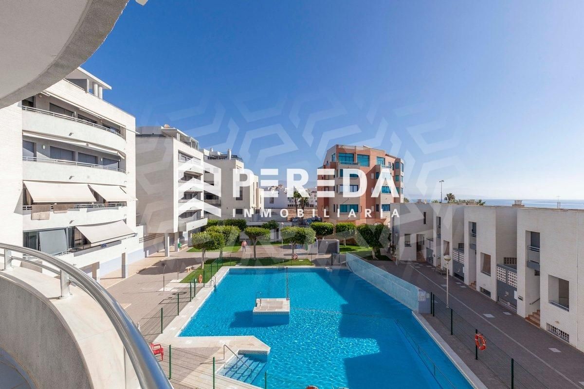 Exterior view of Flat for sale in Roquetas de Mar  with Private garden, Terrace and Balcony