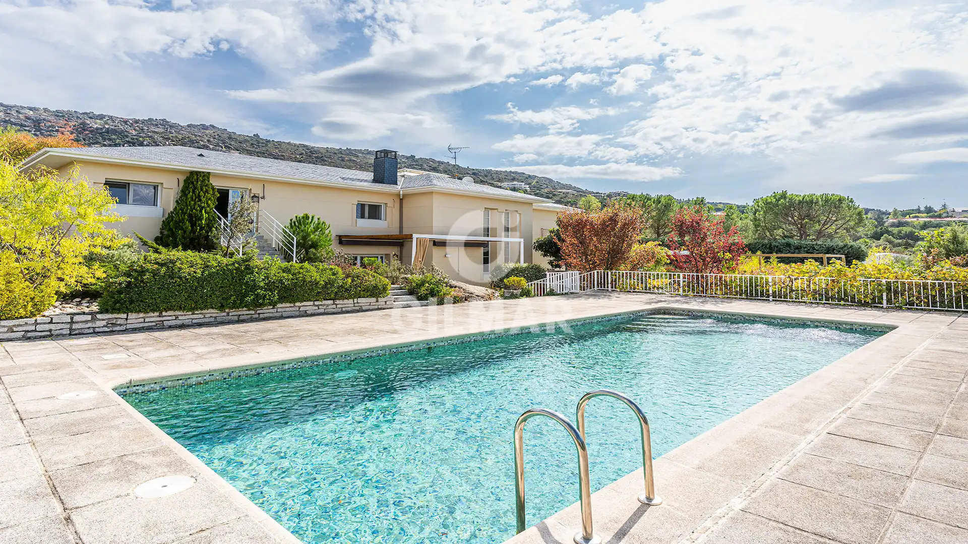 Swimming pool of Houses for sale in Collado Villalba  with Heating, Private garden and Swimming Pool