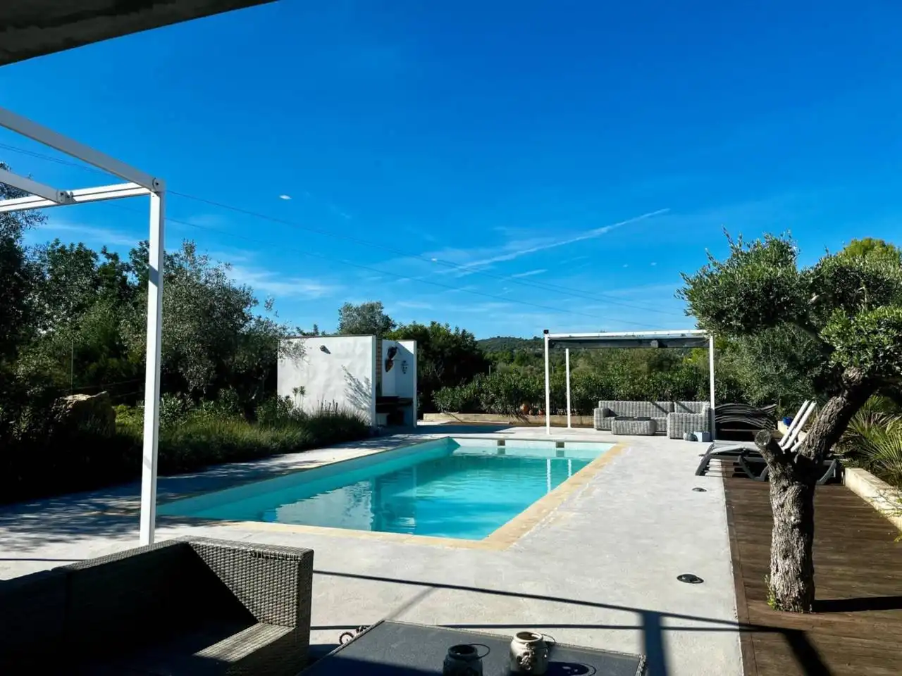 Piscina de Finca rústica en venda en San Jorge / Sant Jordi amb Calefacció, Jardí privat i Terrassa