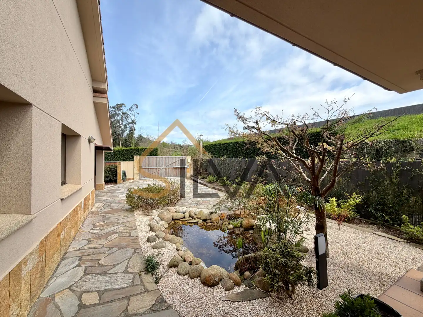 Jardín de Casa o chalet en venta en Oleiros con Calefacción, Jardín privado y Terraza