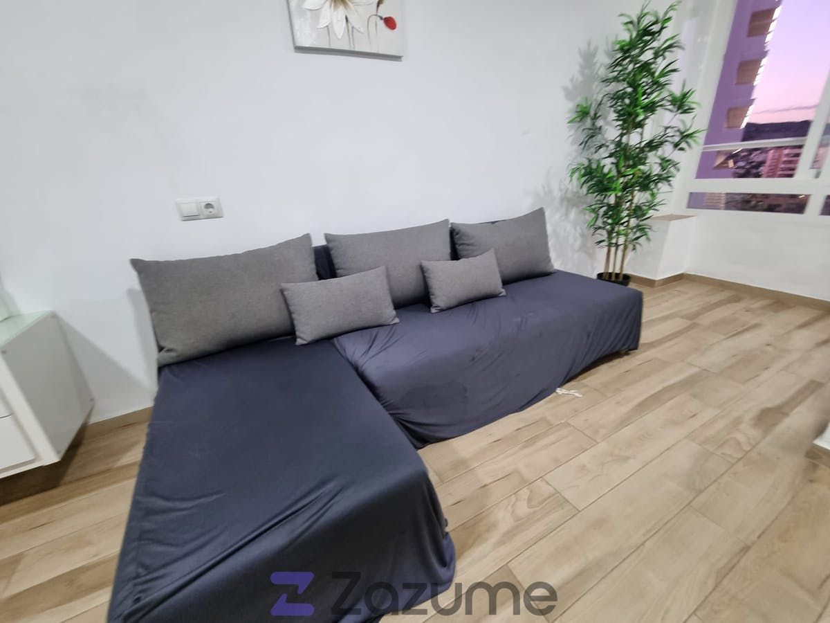 Sala de estar de Piso de alquiler en Torremolinos con Calefacción, Piscina y Amueblado