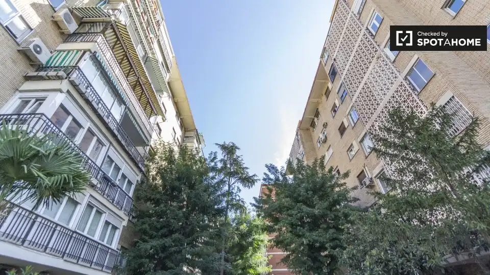 Exterior view of Flat for rent in Madrid  with Air Conditioner, Heating and Furnished